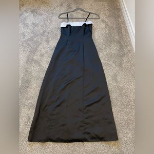 Black Strapless Dress